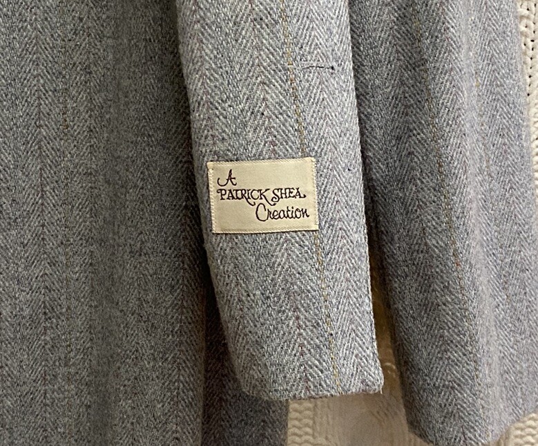 Patrick Shea Creation Wool Skirt Suit VTG 12 Grey Office Corpcore Minimalist