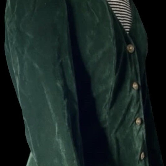 Vintage 1960’s Frank Lee Green Velveteen Fully Lined 3 Button Blazer Size 8