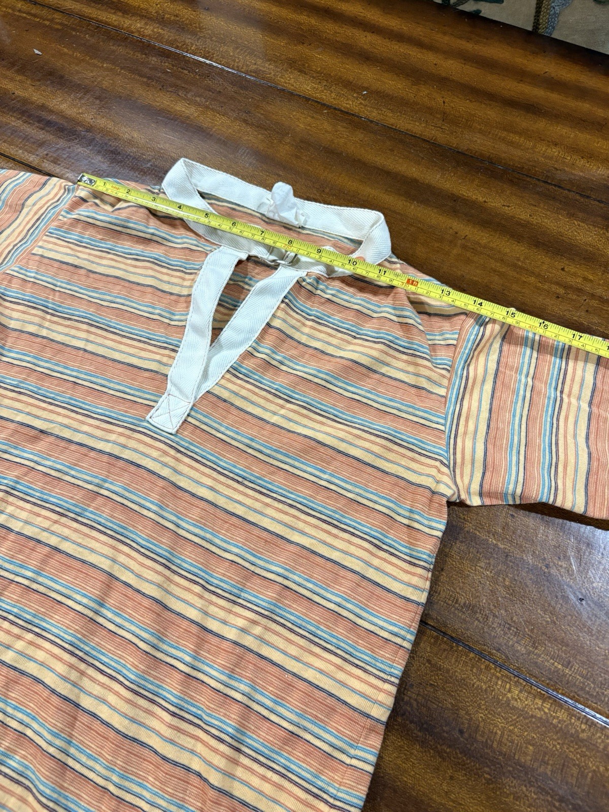 vintage striped Long sleeve top The Red Eye 70s 1970s Sz M But can fit smaller