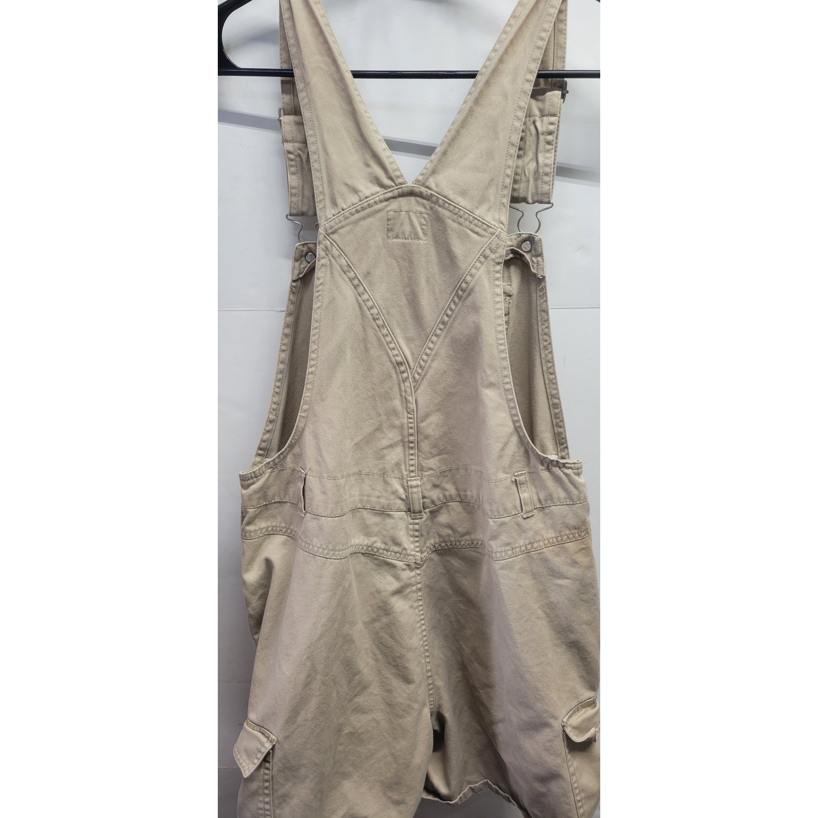 Vintage BUM Equipment Shortalls Women’s khaki. Overalls Denim 90s sz M
