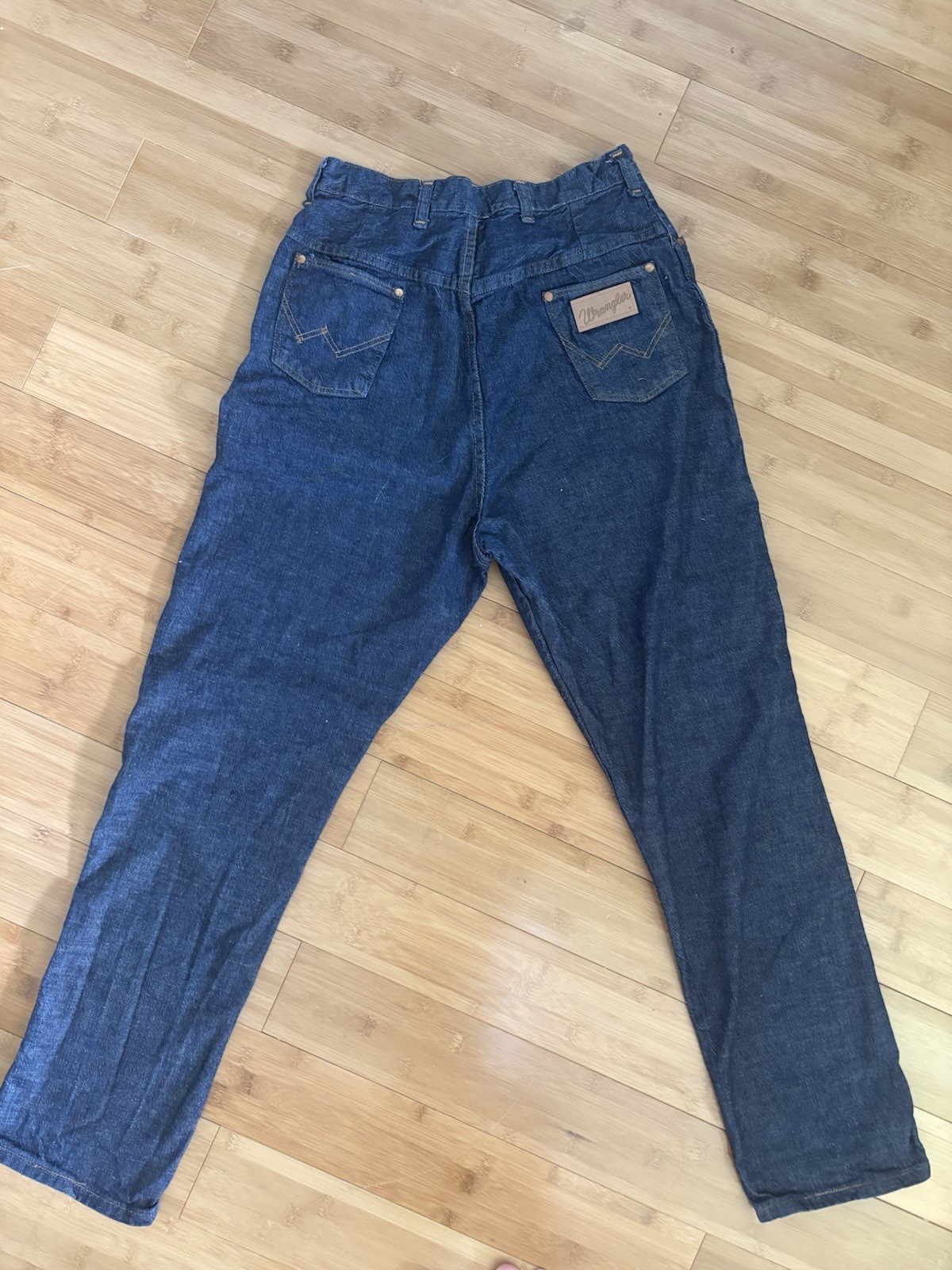 VTG 50s/60s Denim Wrangler Jeans Misses Size 18 Waist 30”