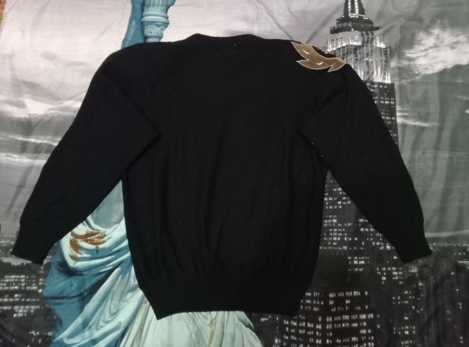 William Travilla Vintage Women’s Black Acrylic/Nylon Sweater Size 12
