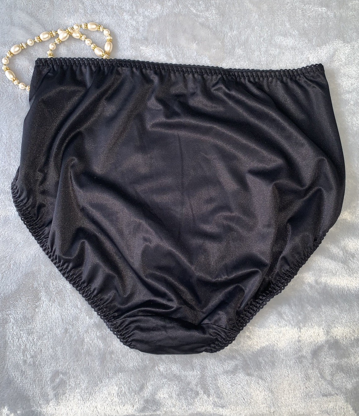 NEW Stretch Satin Girdle Panty Shaper 3X Vanity Fair Brief Panties sz 10