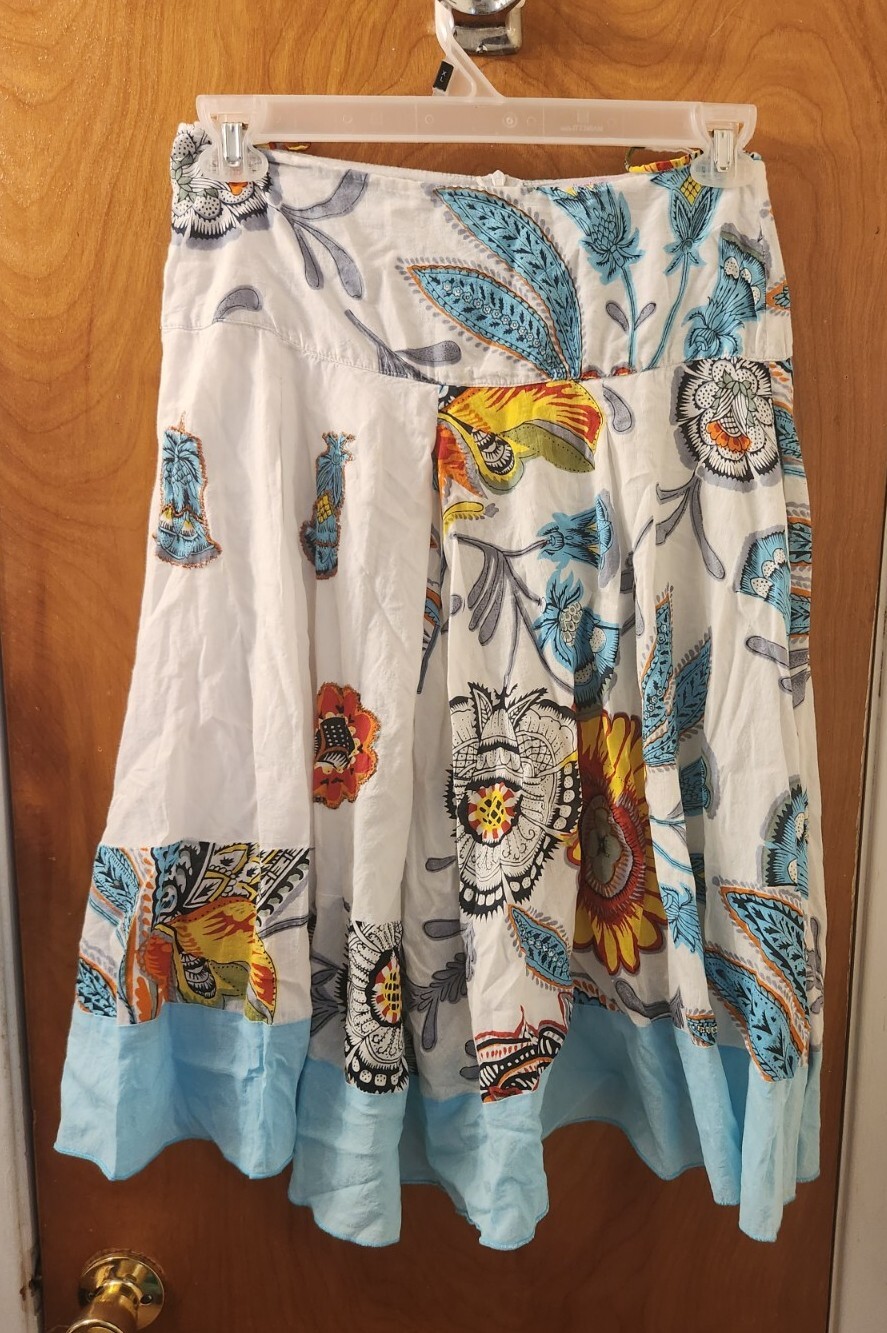 Vintage 80’s 90’s Collezione Fiore Lined Knee Length Skirt Size Small Europe 38