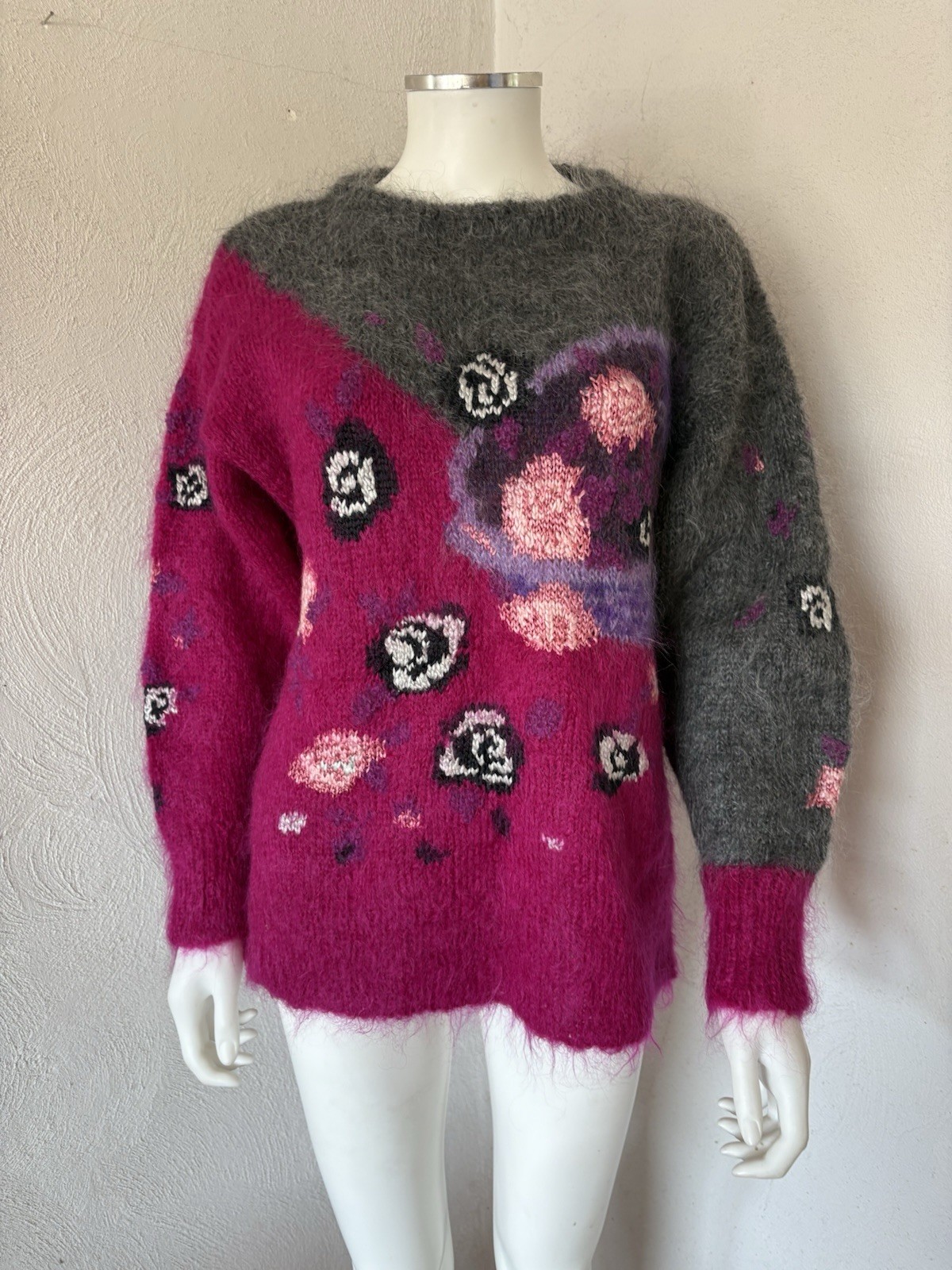Vintage Selina Knitwear Sweater England – Mohair Blend ￼