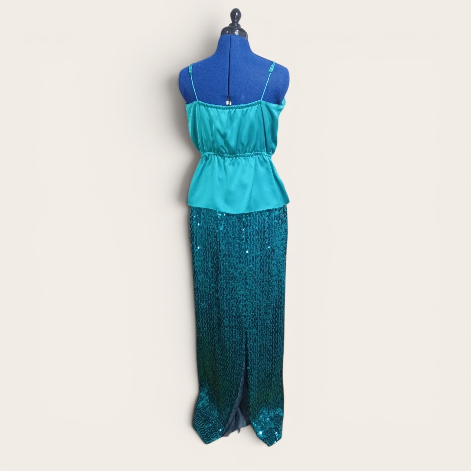 Vintage Lilli Diamond 3 Piece Sequin Skirt, Jacket, and Camisole Set