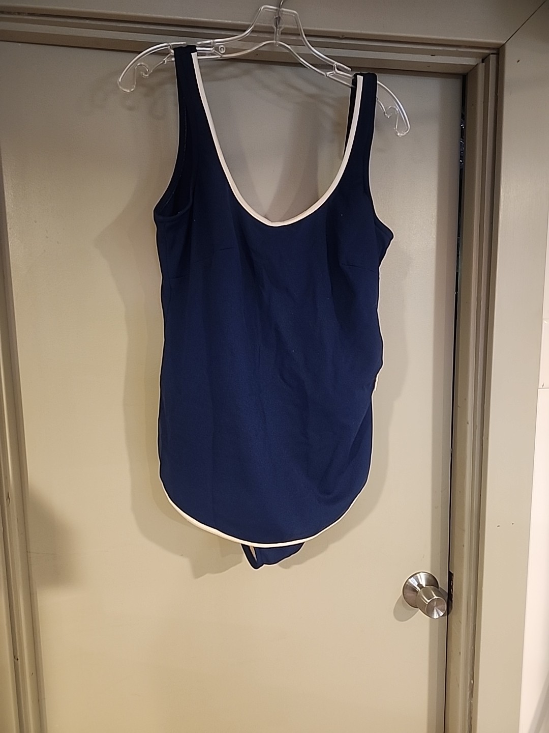 1960s Vintage Swimsuit Caravelle Navy Blue XL Size 20w