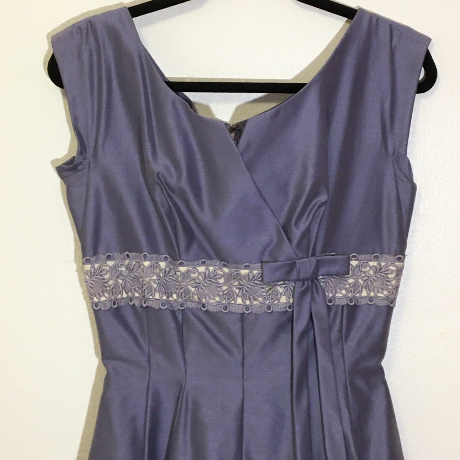 Vintage 50s Periwinkle Blue Party Midi Dress Tulle Wedding Special Occasion – HU