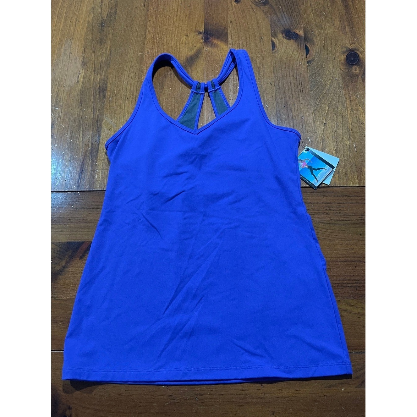 NWT VSX Victorias Secret Sexy Sport Vintage 2010 Purple Shelf Bra Cami Tank Top