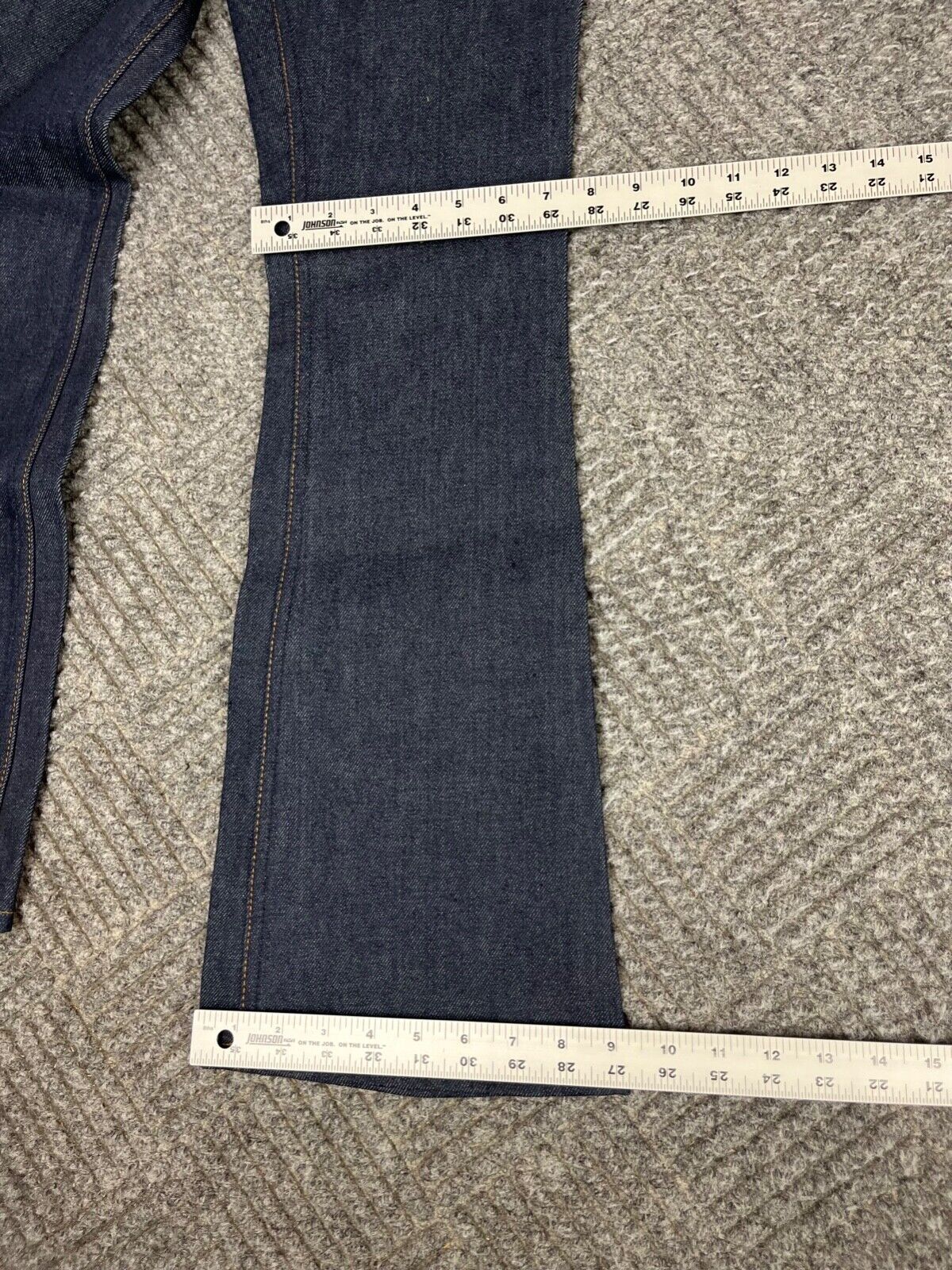Vintage Levi’s Dura Plus Student 25×30 Bell Bottom Deadstock Orange Tab NOS