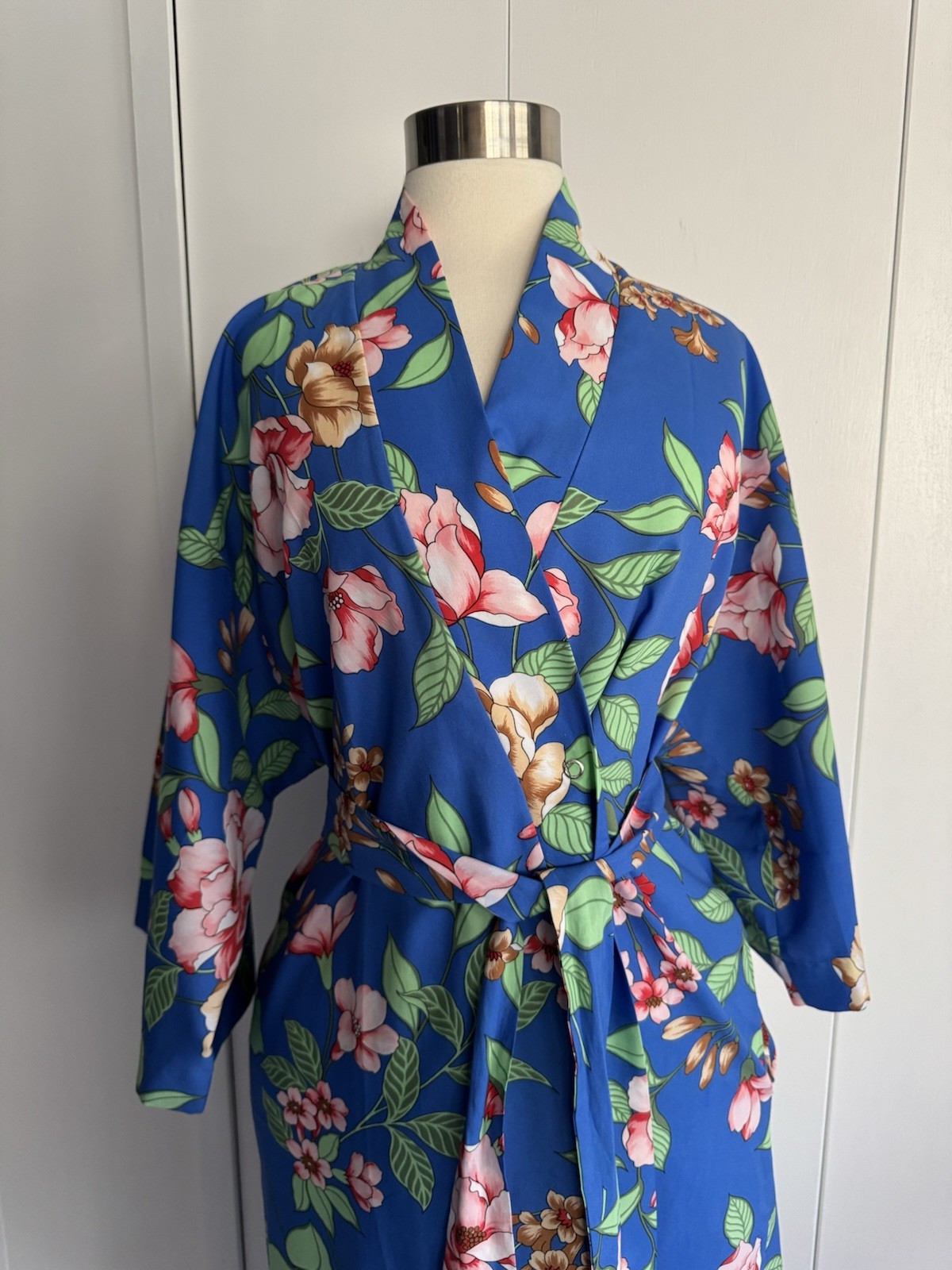 Vintage Tori Richard Robe Kimono Luxury Lounge Wear 1970s Hawaii