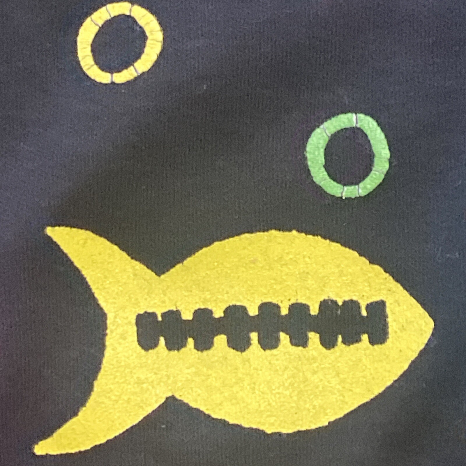 Vintage 1980’s Silver Threads LTD Crazy Outlandish Fish Disco Hippy Boho Shirt L
