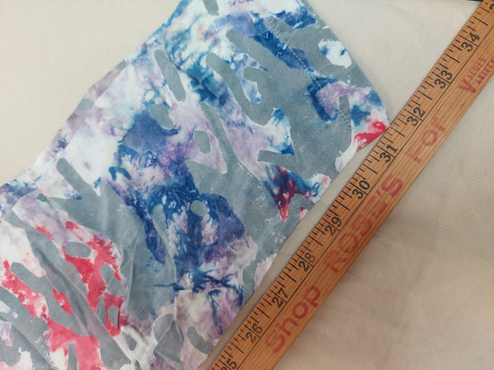 Vintage 2 Pc Rayon Set Womens M Tie Dye Top Pants Boho Festival Bali 90s Hippie