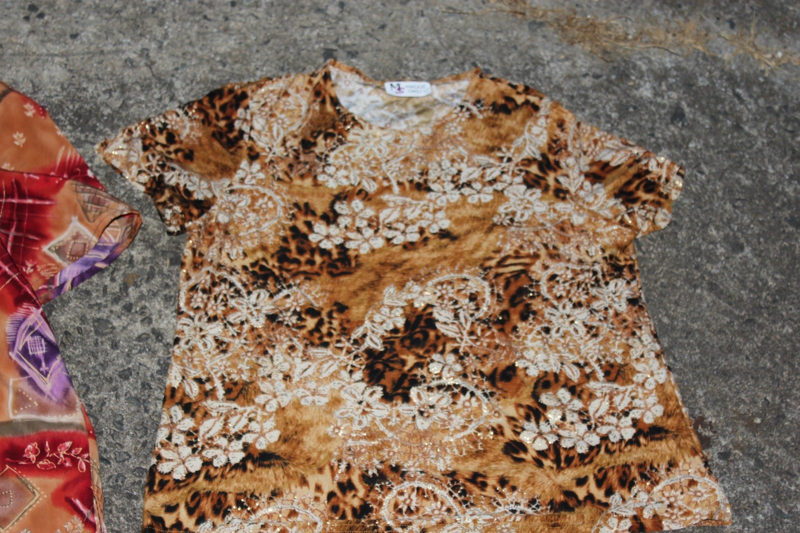 (8) Vintage 90s Granny SHIRTS Maggie Sweet Size M/L Variety Colorful Summer NEW