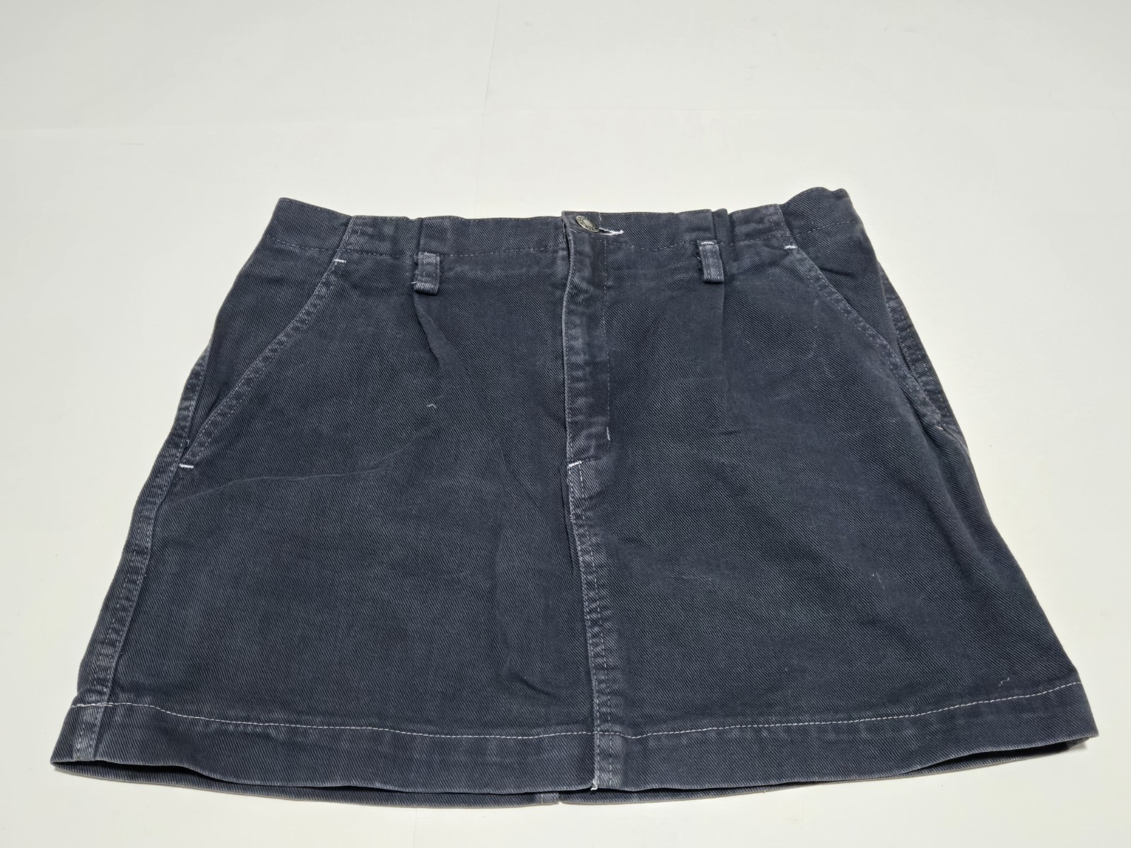 Vintage 90s Calvin Klein Denim Skort Short Skirt Womens Size 9 USA Made Rare!