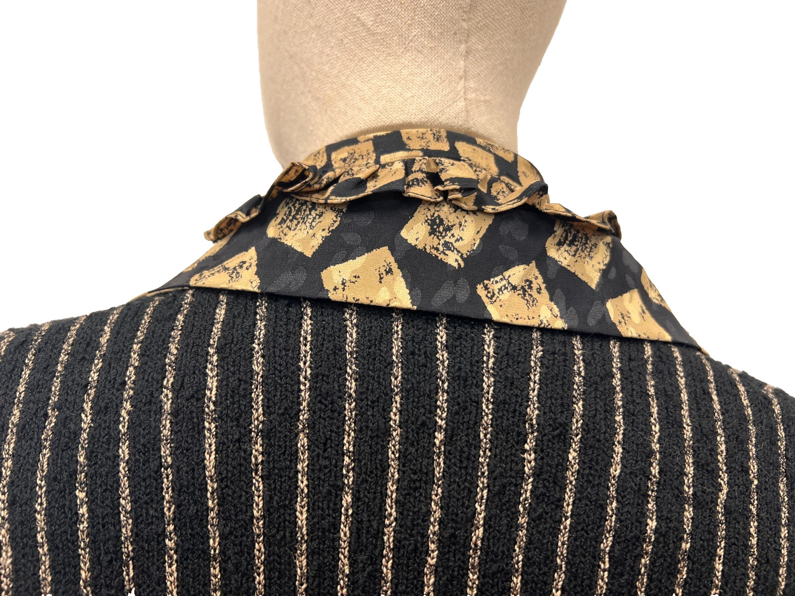 Vintage Adolfo 3-Piece Suit — Jacket, Silk Blouse & Skirt