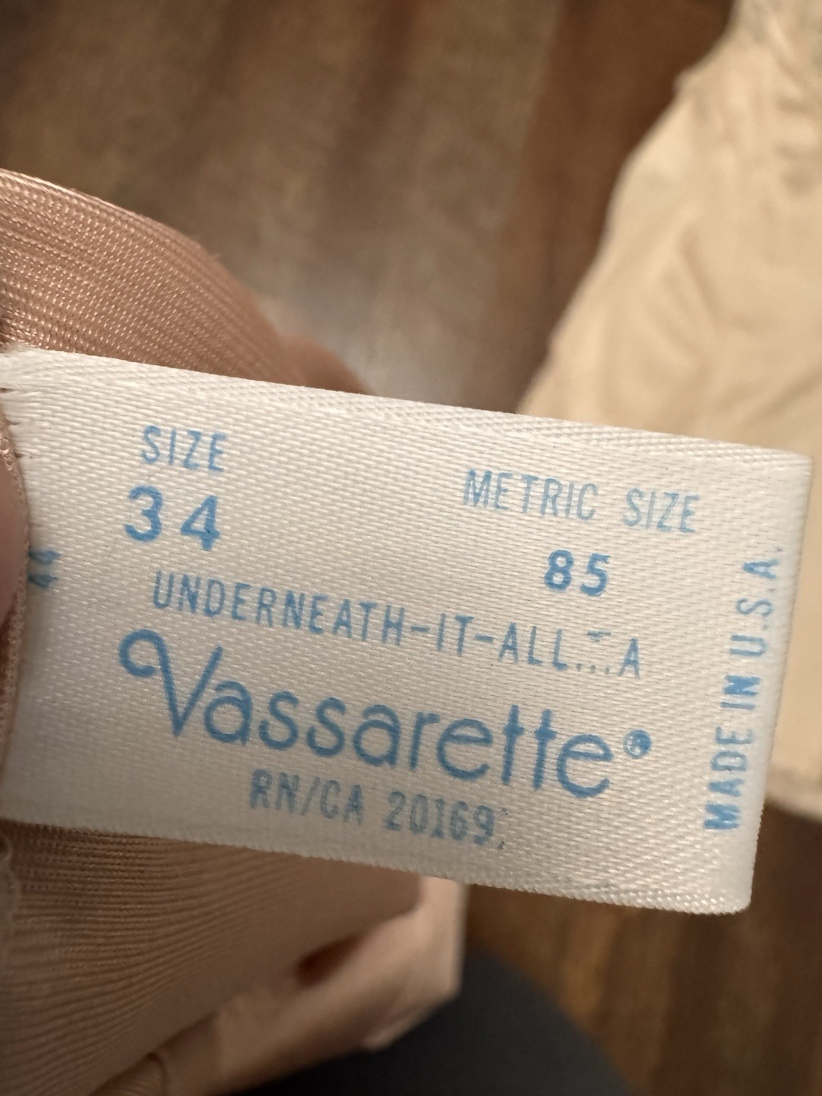 Vintage Vassarette Satin Lace Camisole Set Pink Ivory Size 34 Small 1980’s