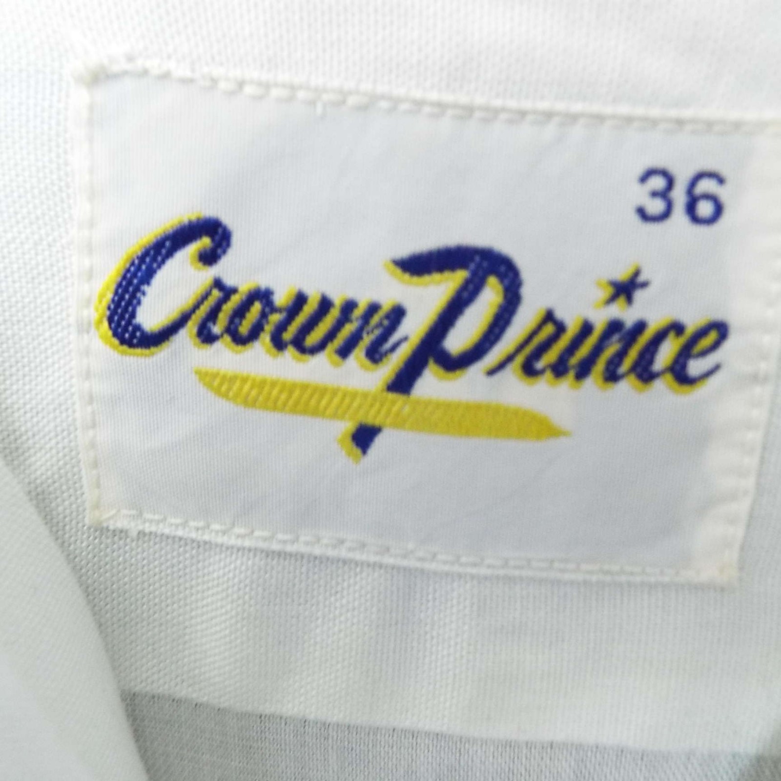 Vtg 60’s Women’s Bowling Shirt Crown Prince sz 36 White Chez Ami Lanes