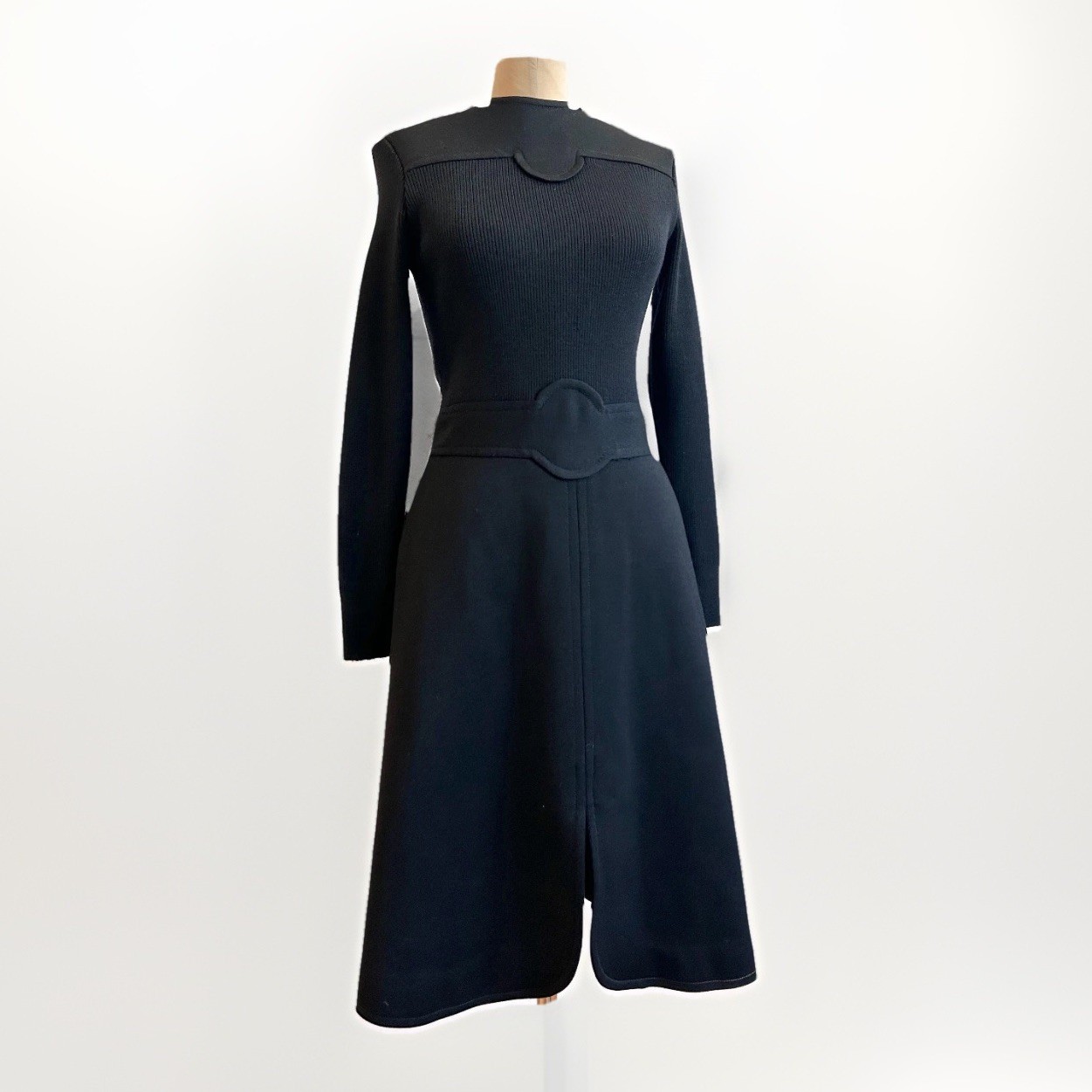 Vintage 1970s Roncelli Wool Blend Knit Dress
