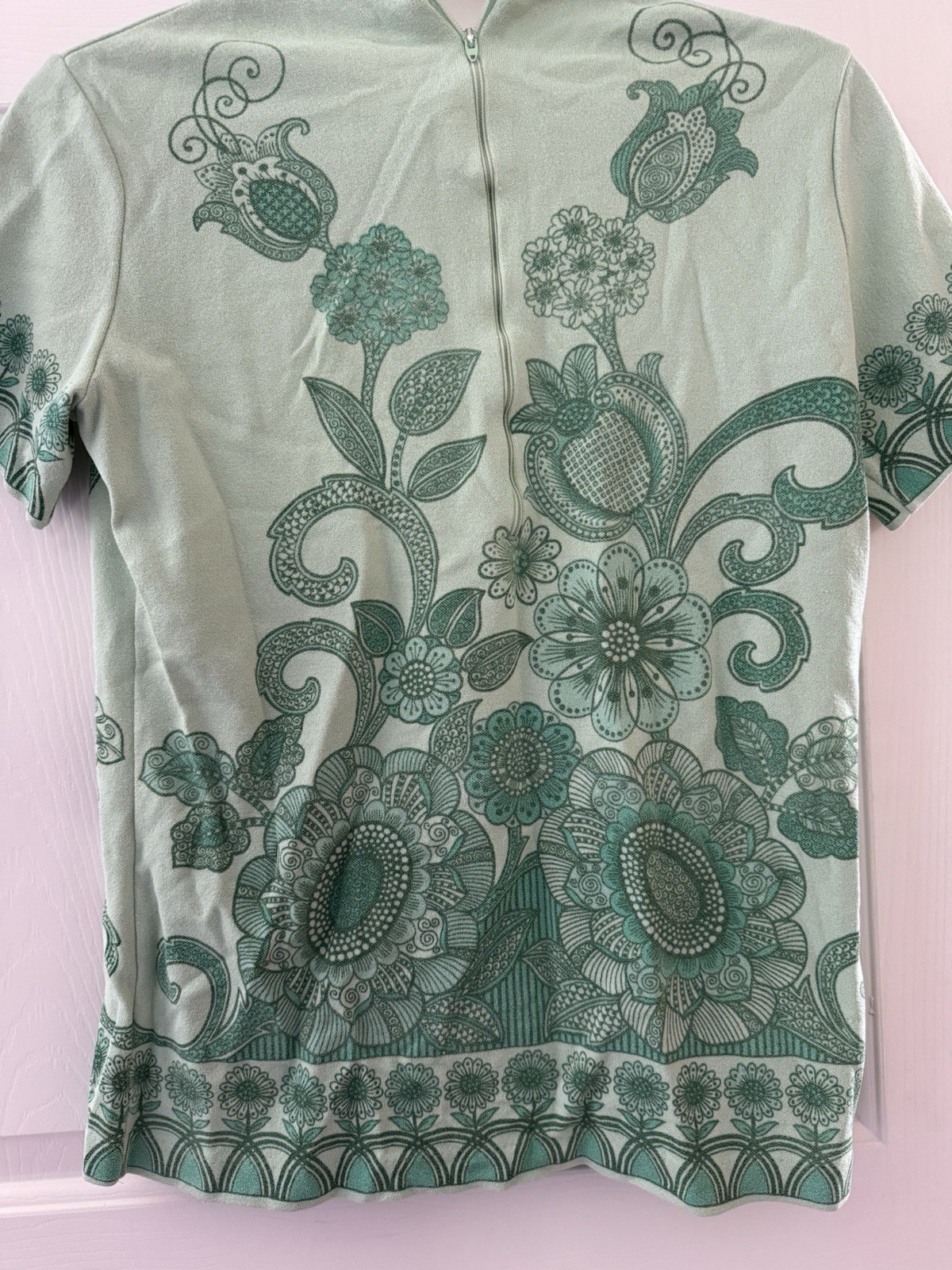 Montgomery Ward Vintage Knit Floral Top Women’s s/m