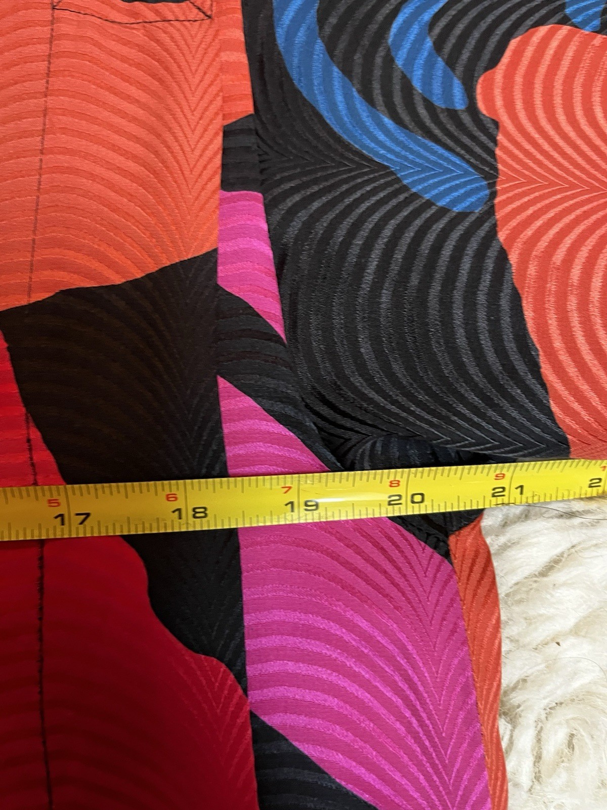 VTG Silk Abstract Avant Garde 20s Style Sheath Boho Hong Kong Dress 8