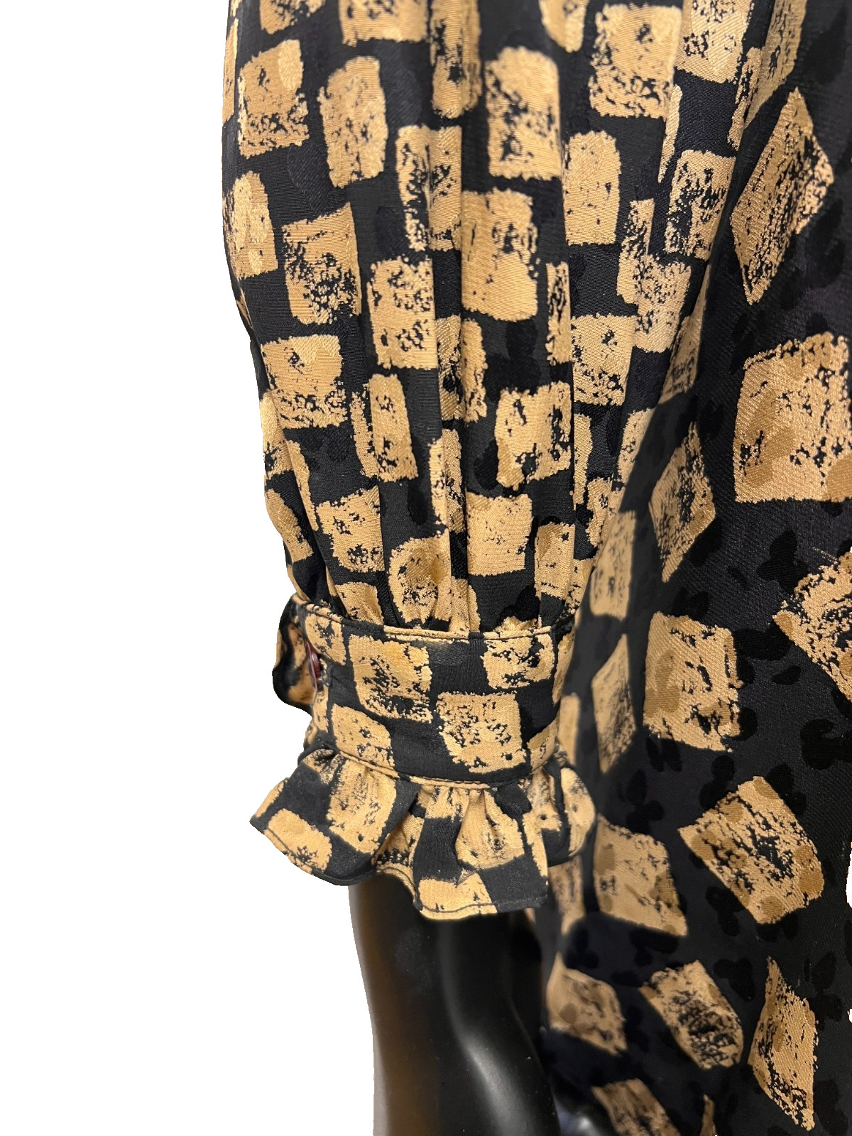 Vintage Adolfo 3-Piece Suit — Jacket, Silk Blouse & Skirt