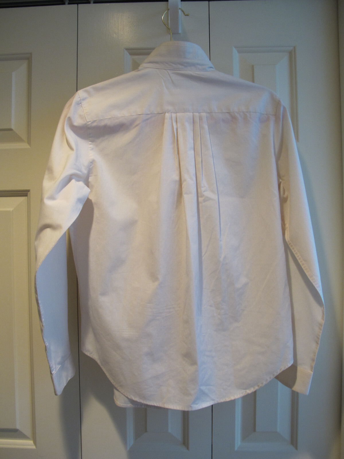 Sandra Ingrish Blouse~REDUCED~Vintage 1970 Womans SZ 10 Pleats Cotton EUC FREE H