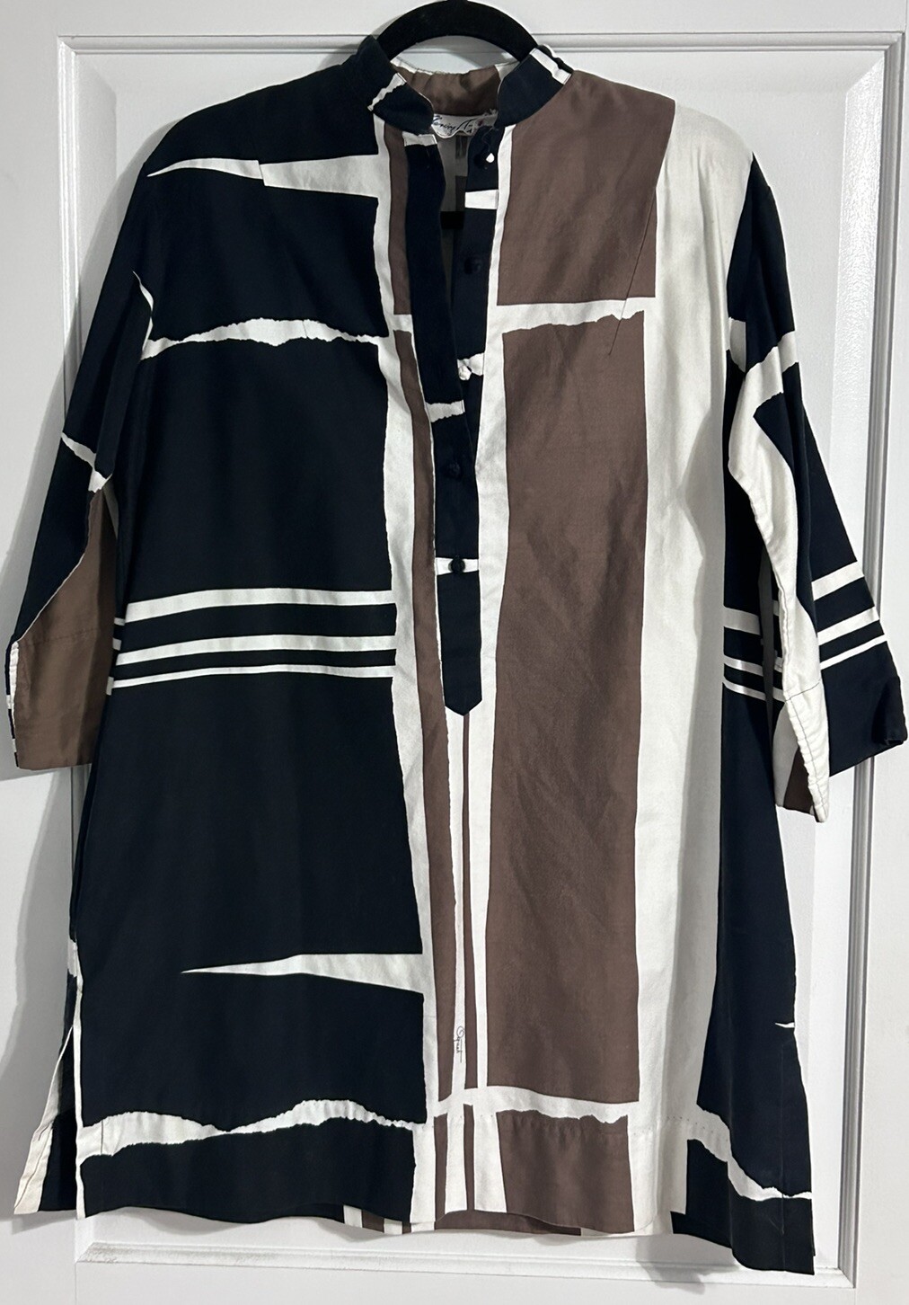 Catherine Ogust Dres Penthouse Gallery Color Block Mid Century Mcm