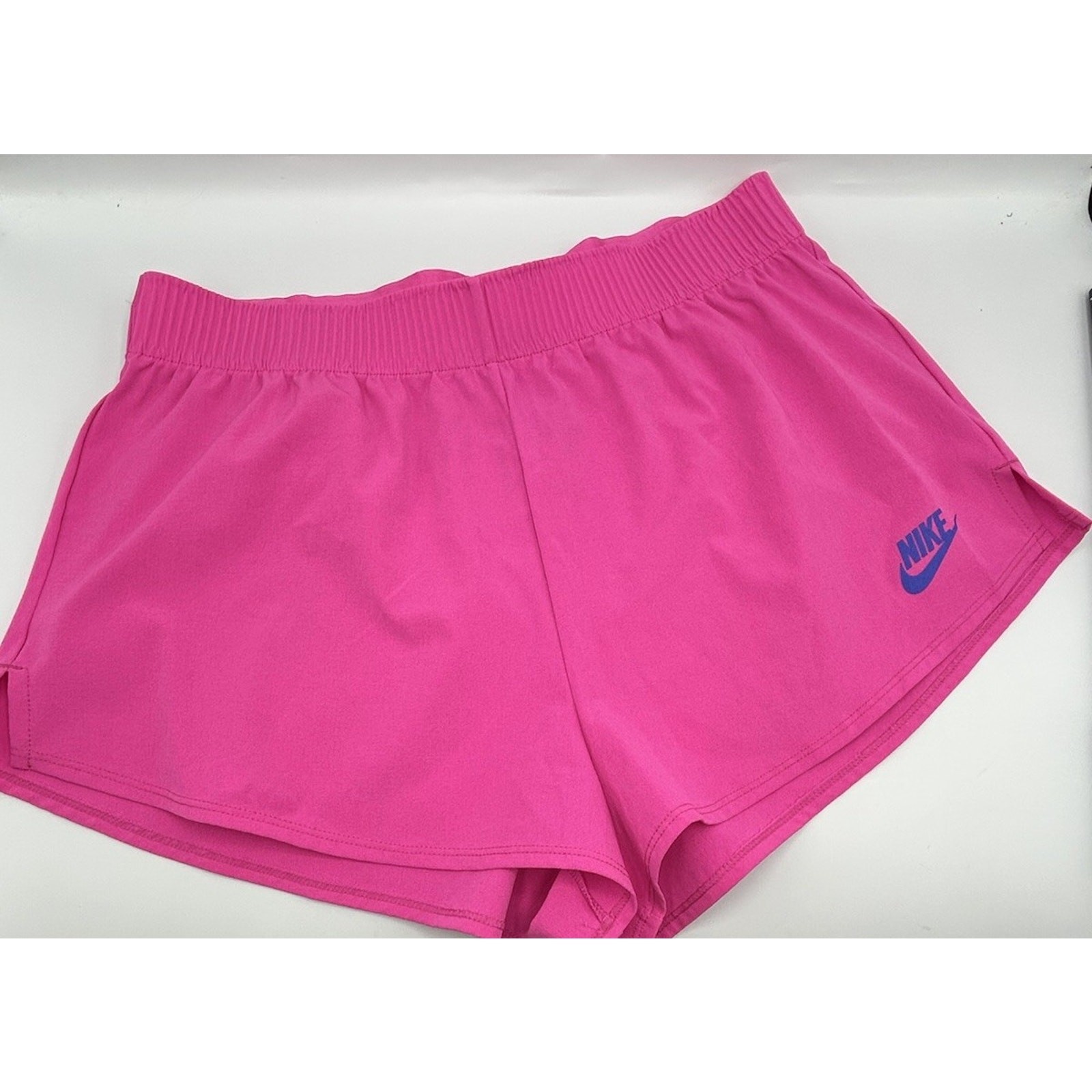 Vtg Womens Nike Challenge Court Bright Pink Retro Tennis Shorts Dri fit