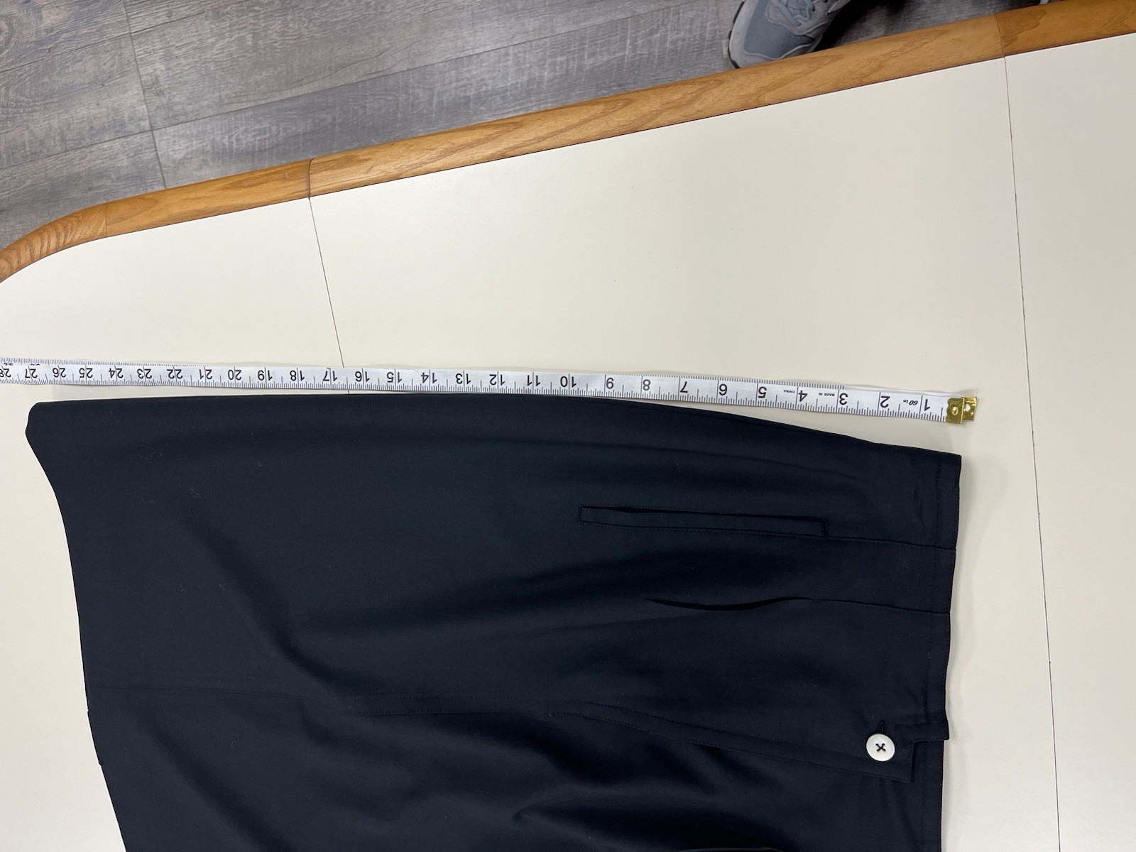 Vintage Laurel Black Pencil Skirt
