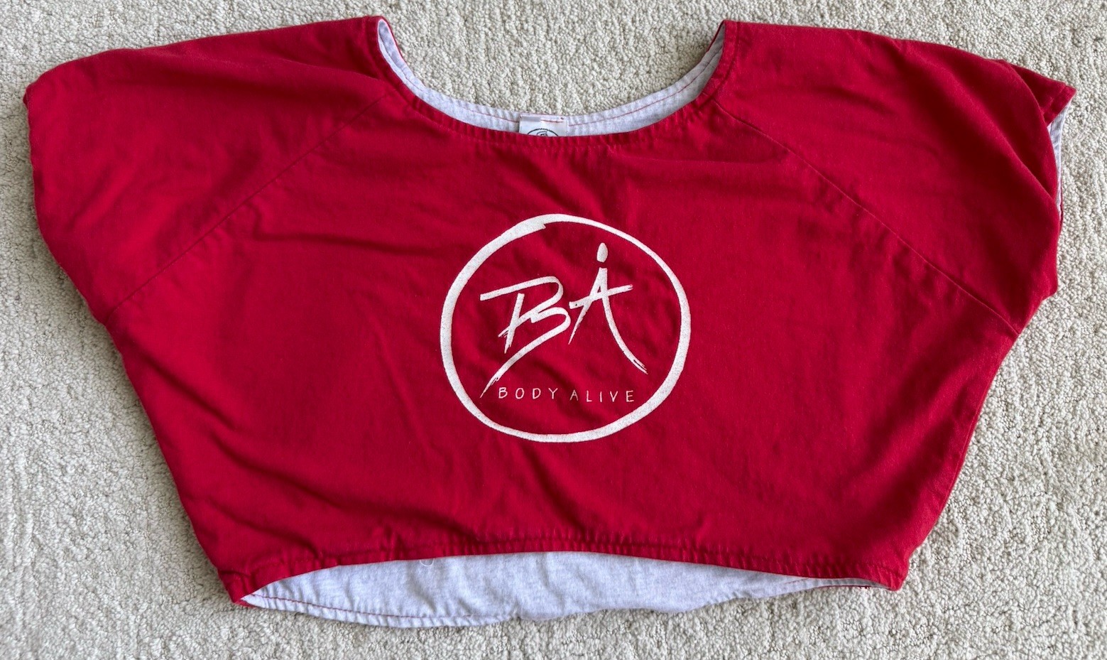RARE Vtg 90’s Women’s Gym T-shirt, Muscle Tee Bodybuilder Crop Top Body Alive