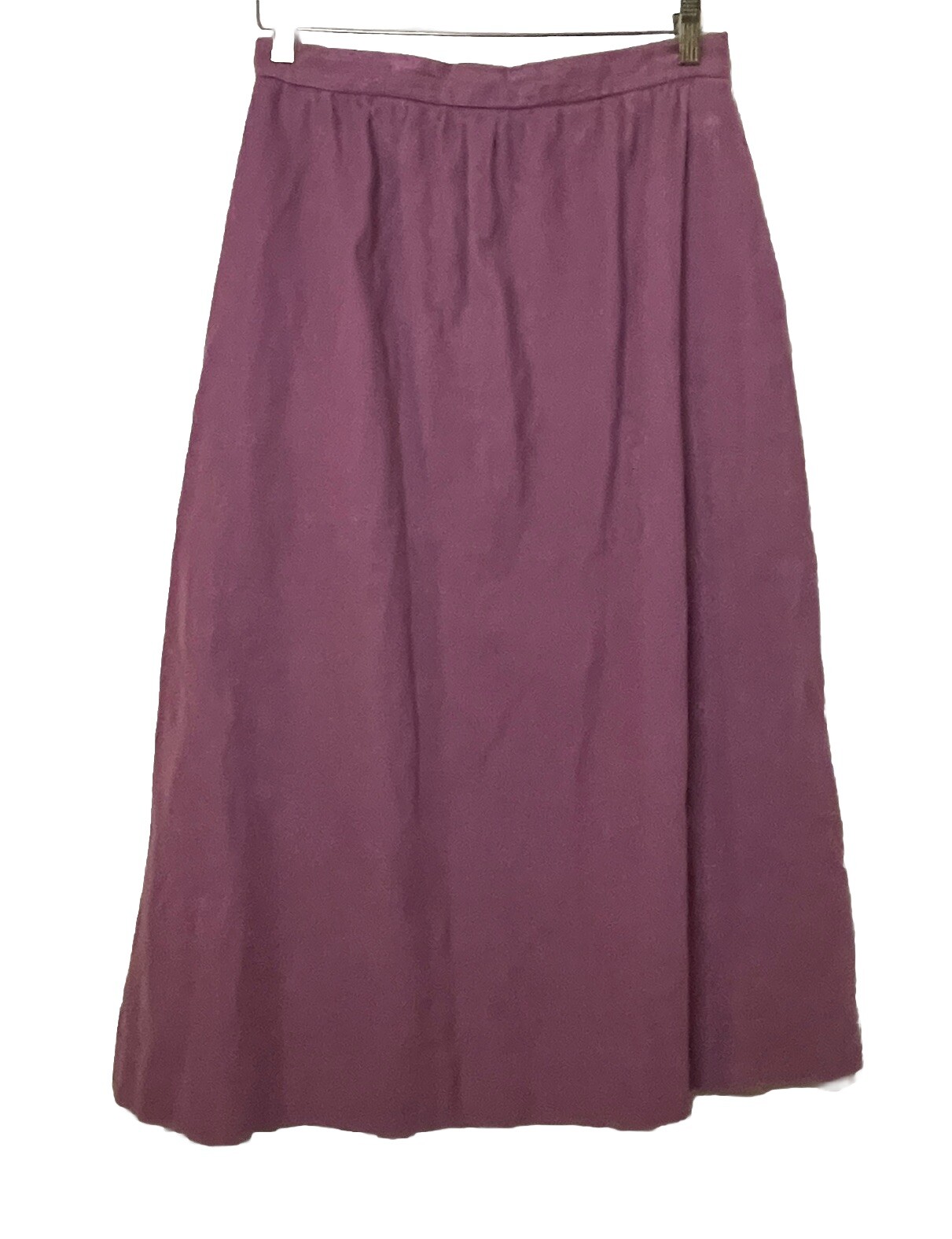 VTG 70s Gordon of Philadelphia Purple Pink Corduroy Boho Long Skirt Waist 29”