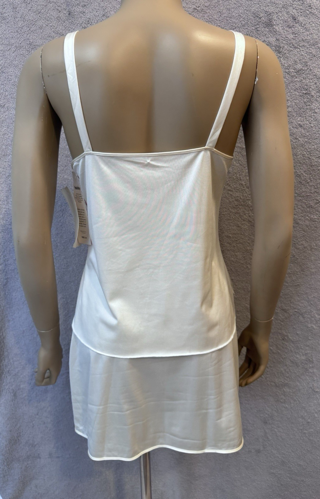 VTG Shadowline Cami Camisole Sz 34 & Half Slip Set Lingerie w/Tags, Lace, 90’s