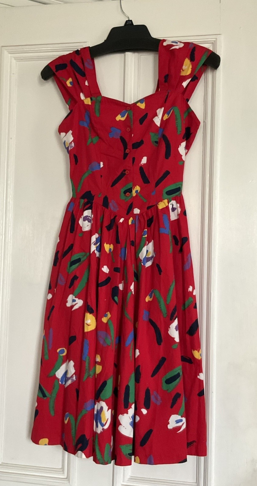Robbie Bee RED Sun Dress ~ Eyecatcher!