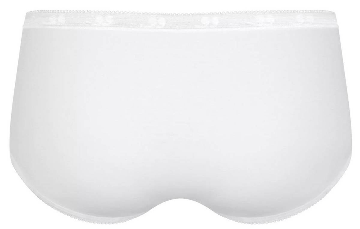 Sloggi Womens Basic+ 3 Pack Midi Knickers – White