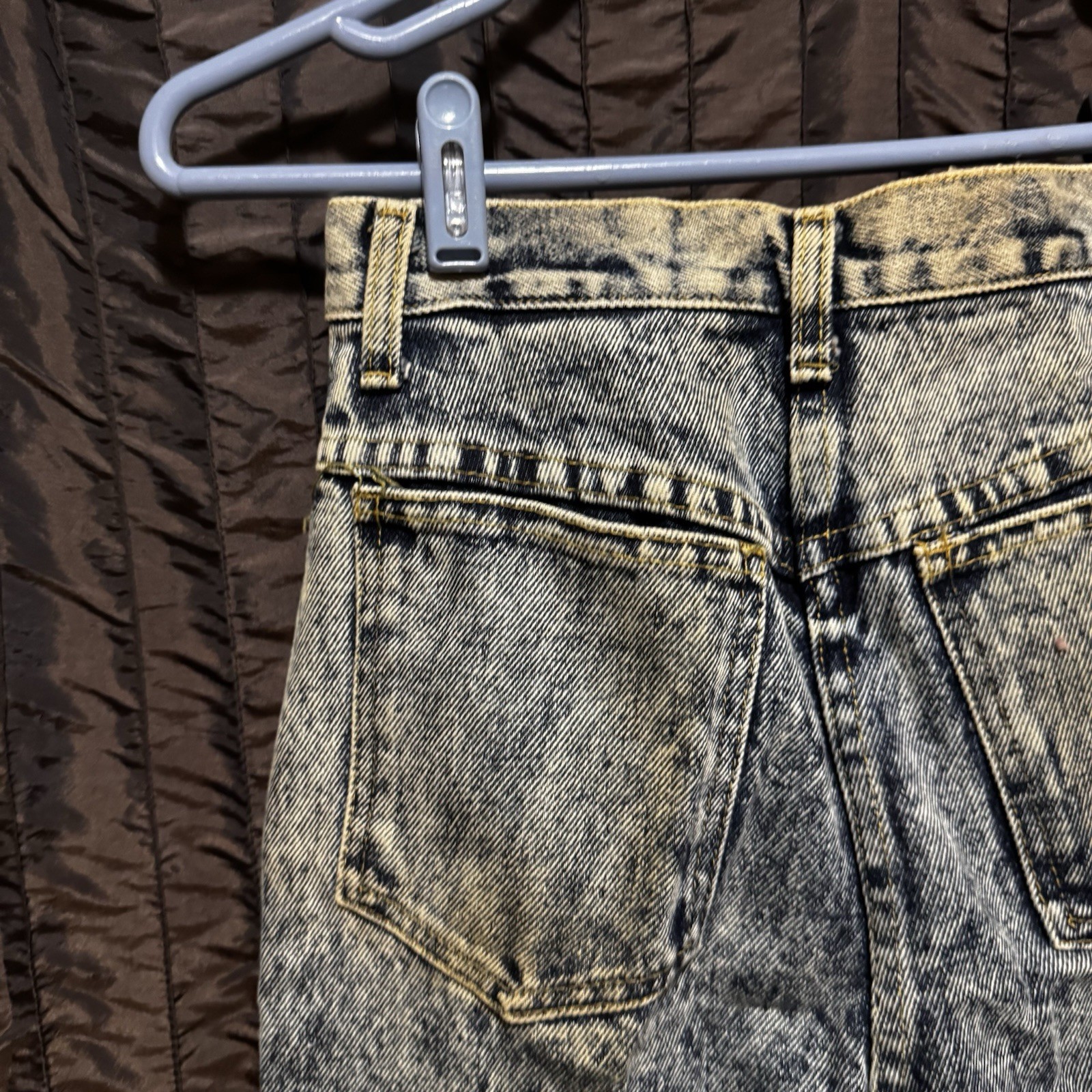 L.A. 37 Acid Wash High Waisted Mom Jeans Women’s 8 Denim Vintage 1980s