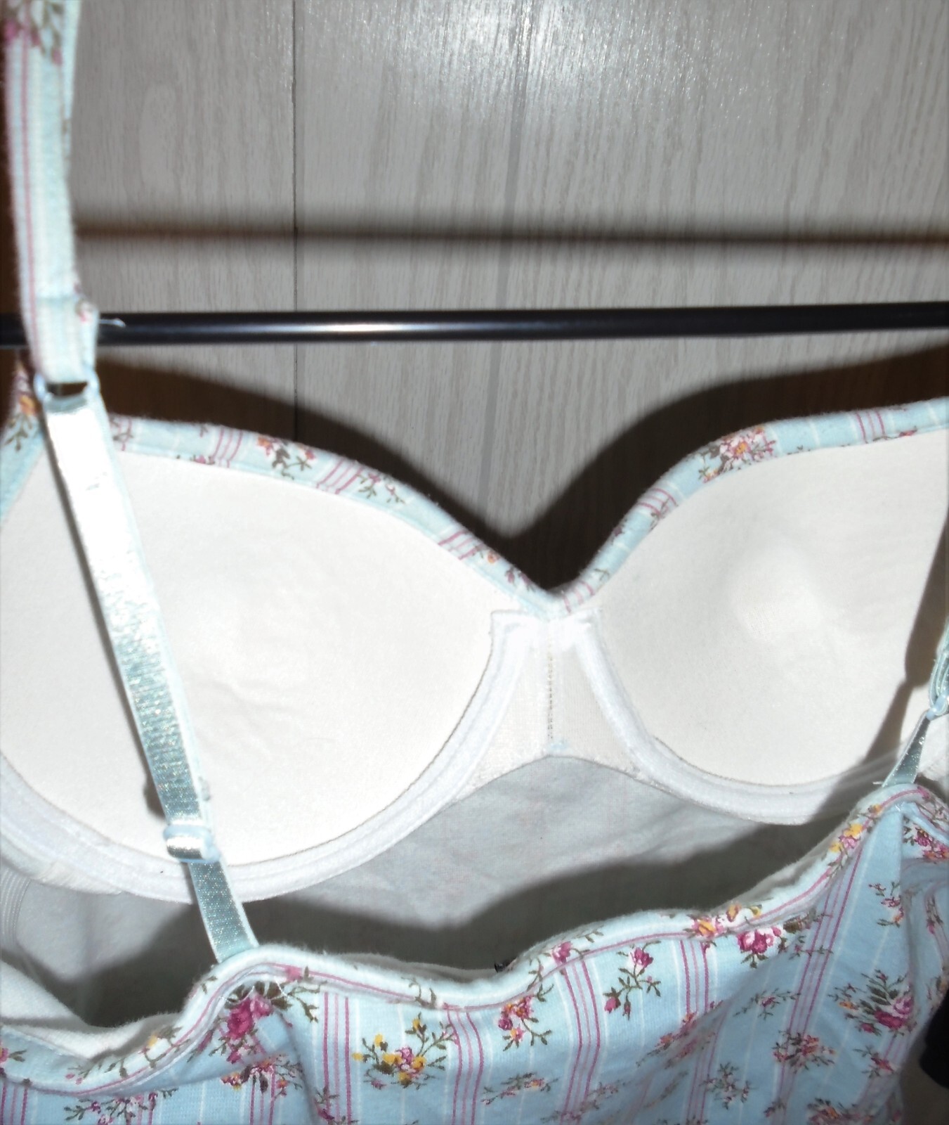 No Boundaries Padded Underwire Camisole Top Stretch Tank Junior Women’s 7/9 EUC