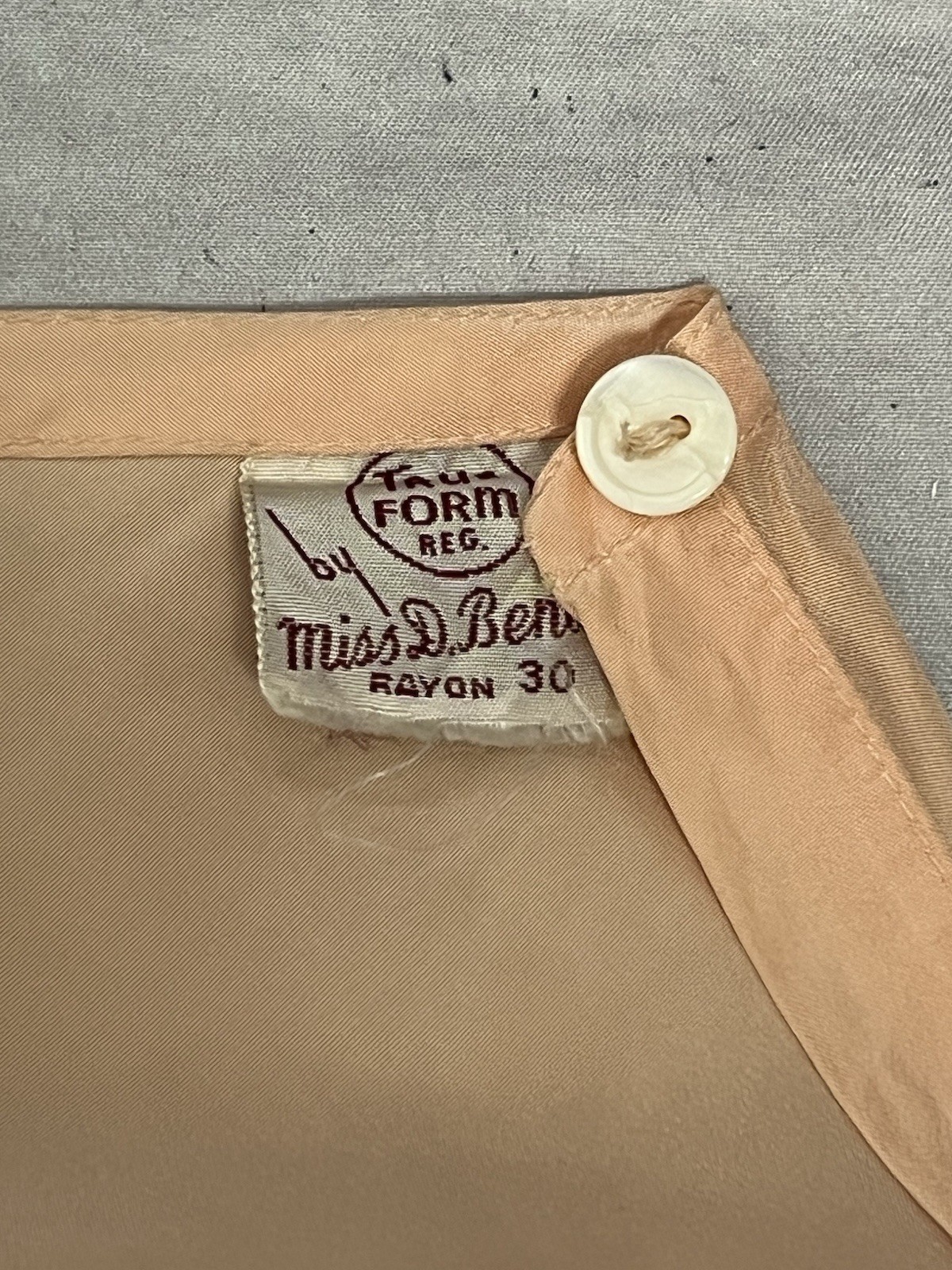 Vintage 1930s/40s Tru Form Miss D. Benay Pale Pink Tap Shorts Lingerie Knickers