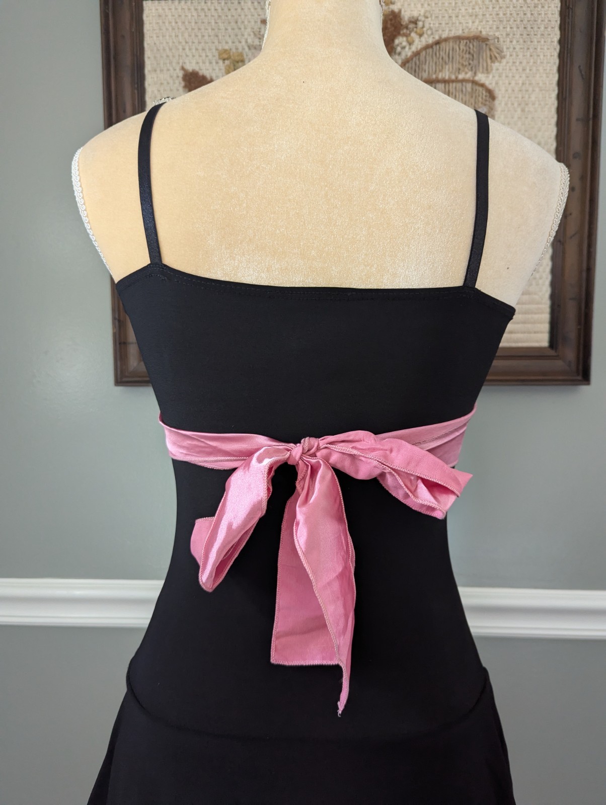 Vtg 90s Taboo Dance Formal Stretch Ruffle Bodycon Ruched Babydoll Mini Dress