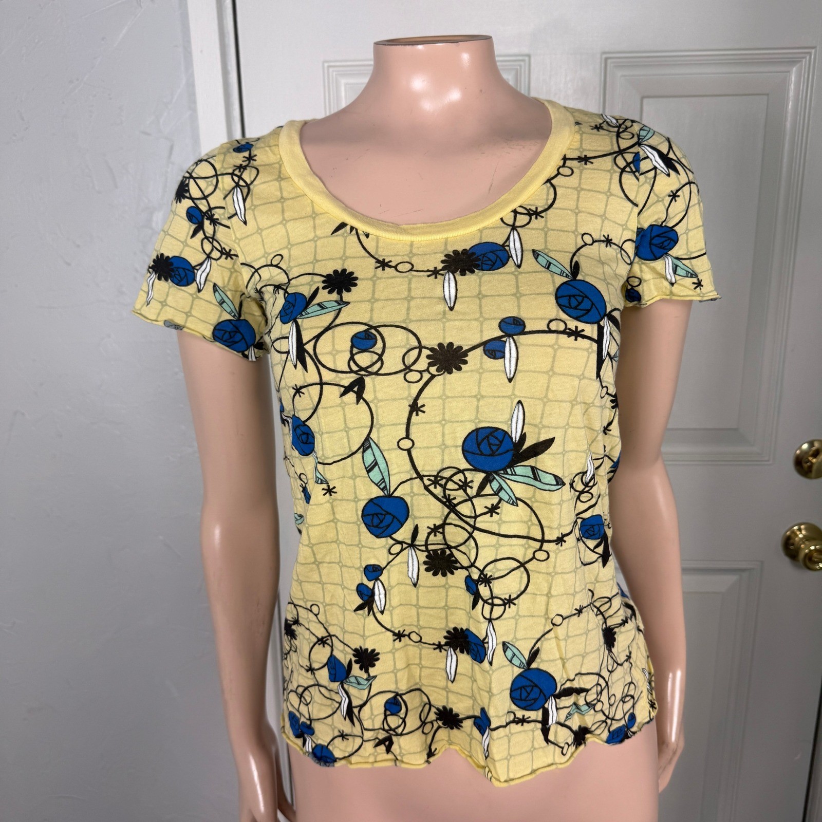 Vintage y2K Heart Breaker T-Shirt Shirt Small Baby Tee Scoop Cotton Print HH16