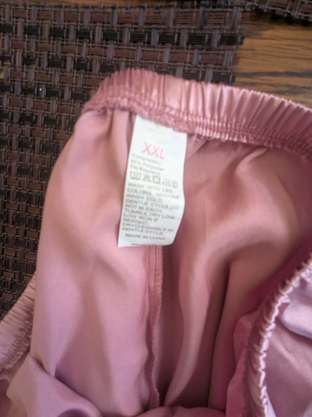 Pink Silky Soft Shiny Pettipants Bloomers Womens Lingerie Plus SIze XXL