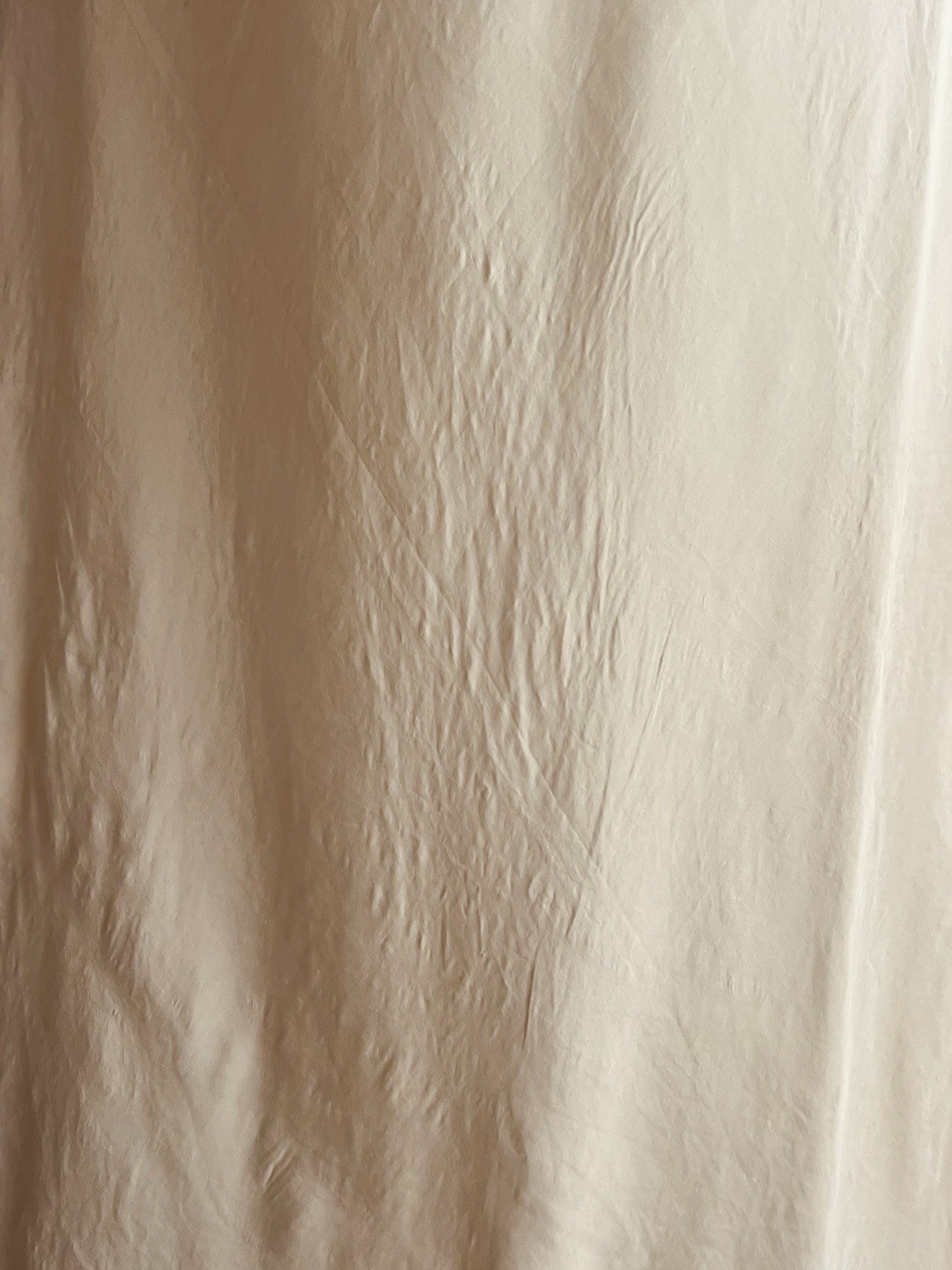 Vintage 1920s/30s Pink Silk Nightgown Embroidered Neckline Full Length Bias Cut