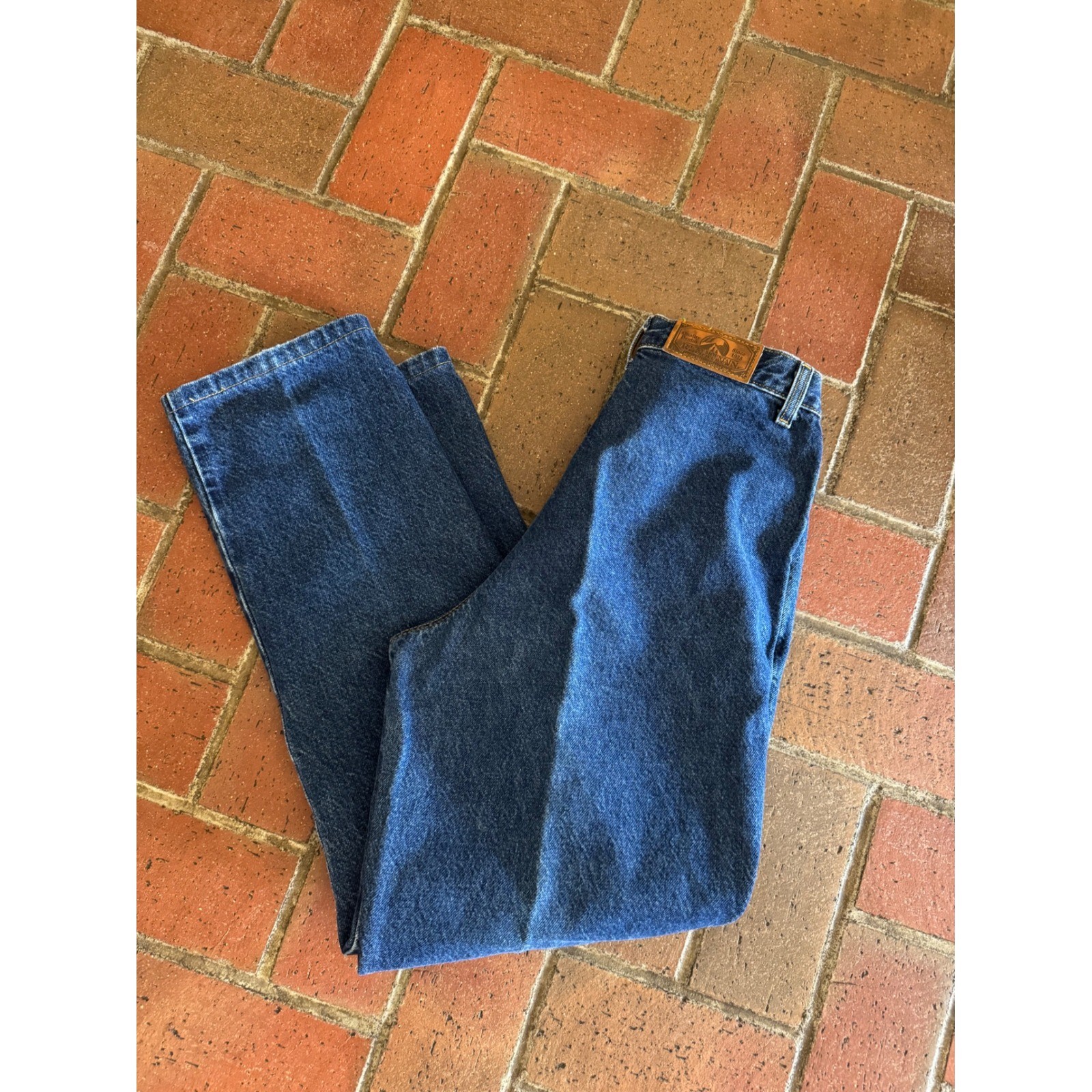 Vintage Rockies High Waisted Western Jeans Medium Wash Straight Leg 29/9 37045