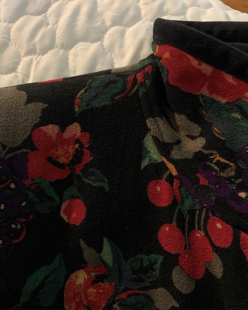 UNGARO COUTURE VINTAGE 80’s WOOL CREPE FLORAL JACKET