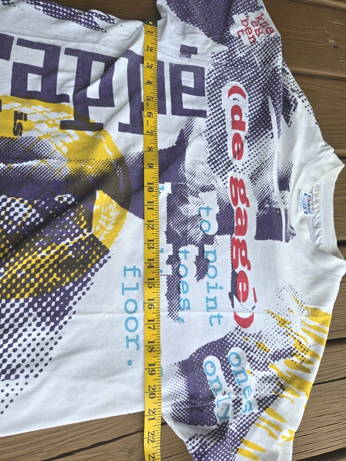 Vintage Ballet Dance Graphic T-Shirt All Over Print De Gage Frappe Streetwear