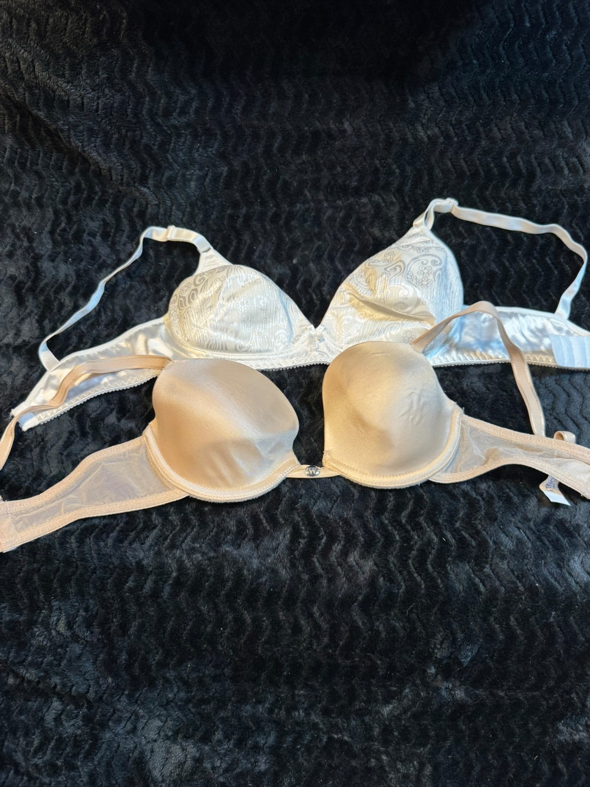 NWOT WONDER BRA 34B SATIN NYLON Y2K LACE T SHIRT WITH/WO UNDERWIRE LOT SET BULK