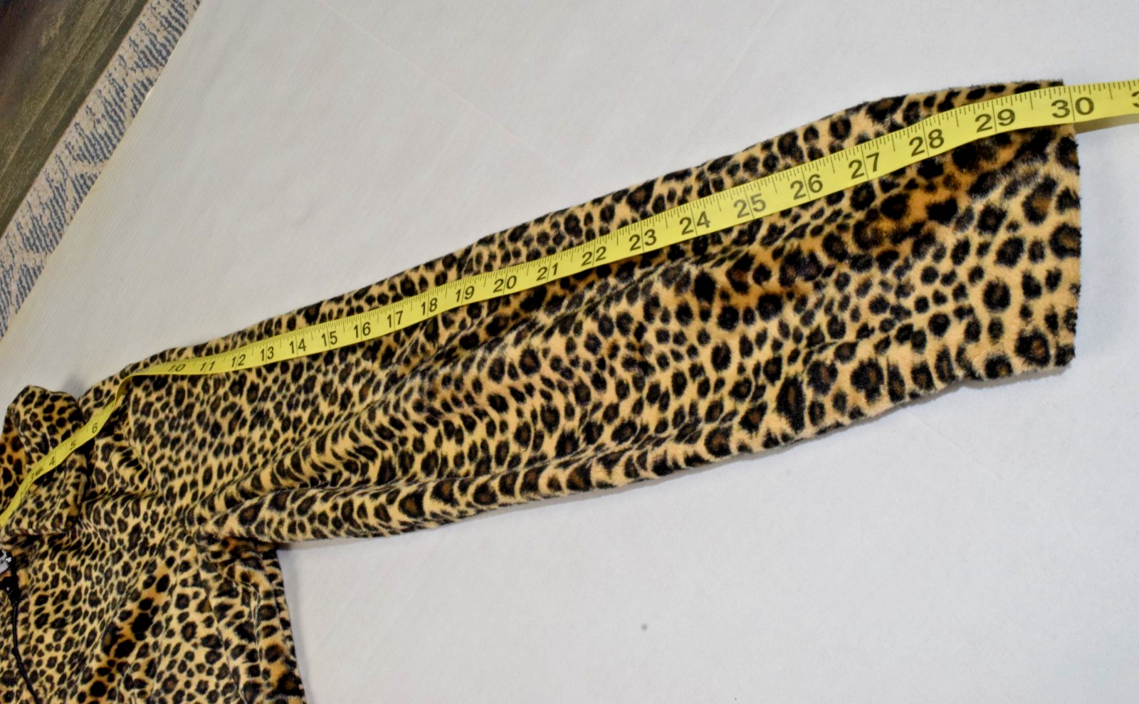 Vintage Jacket Rave 4 Real Size S/M 80s Shimmery Leopard Print Zip up Made USA