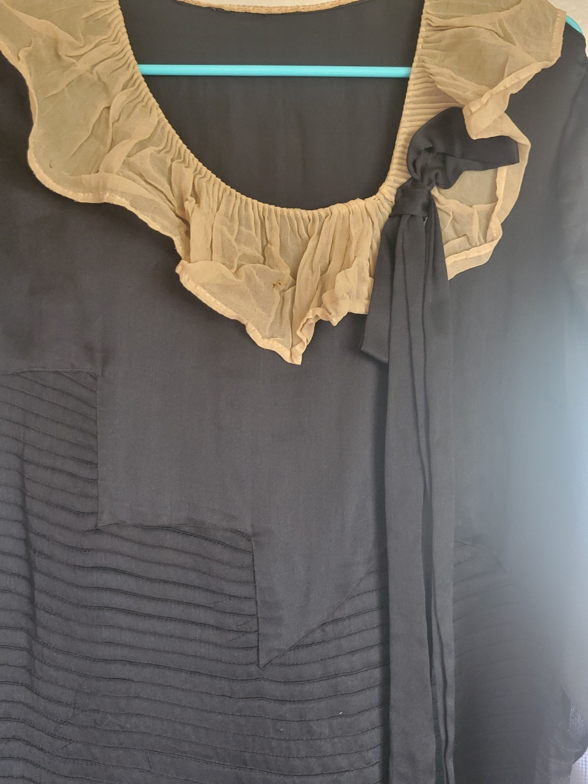 EARLY 1900S SILK DRESS As-Is Vintage ANTIQUE Victorian Era FRAGILE BEAUTY
