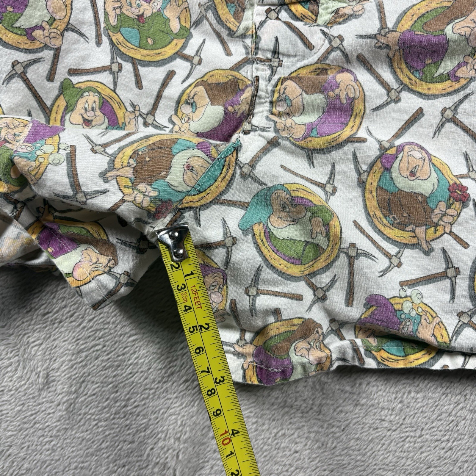 Vintage Disney Originals Pajama Shorts Women’s Large Snow White Dwarfs #1096