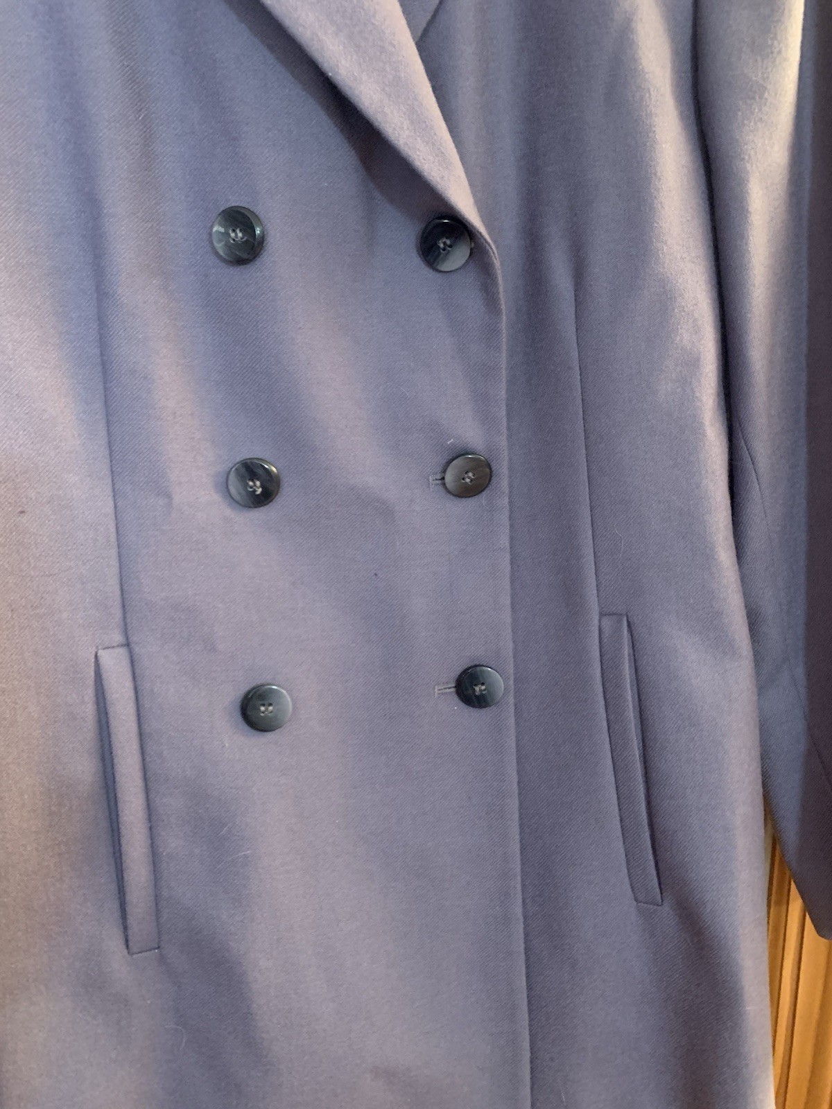 Blazer Jacket Amanda Smith Lavender 100% Pure Wool 10 Women’s Vintage